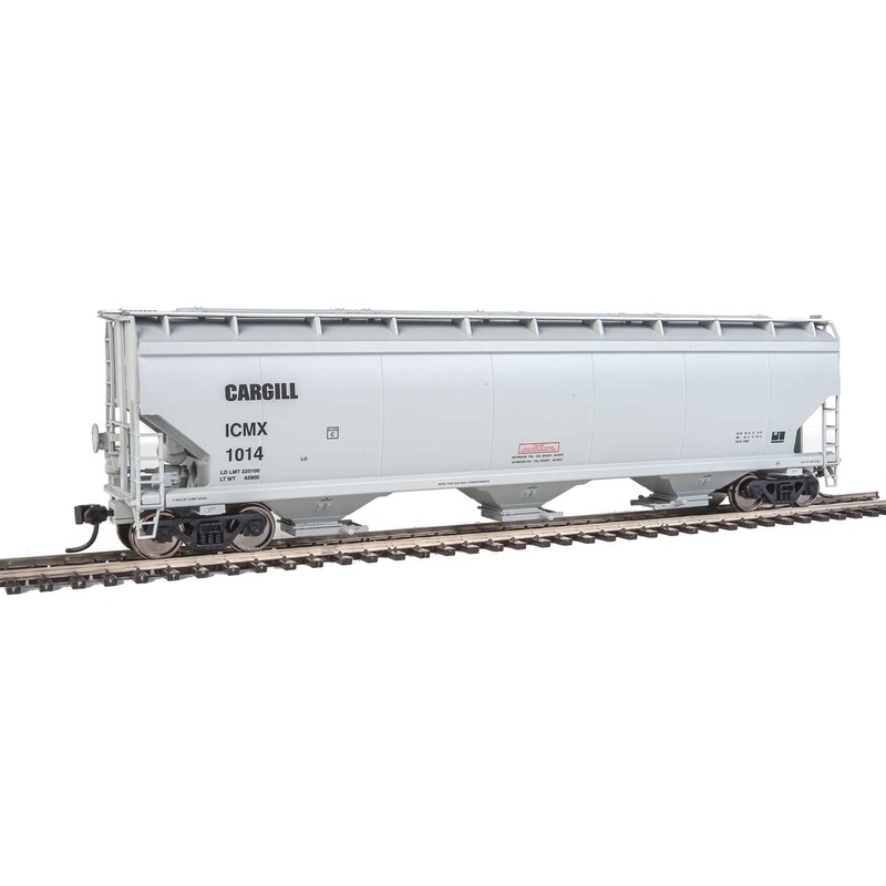 Walthers Mainline 910-7670 HO Scale 60' NSC 5150 3 Bay Covered Hopper Cargill ICMX 1014