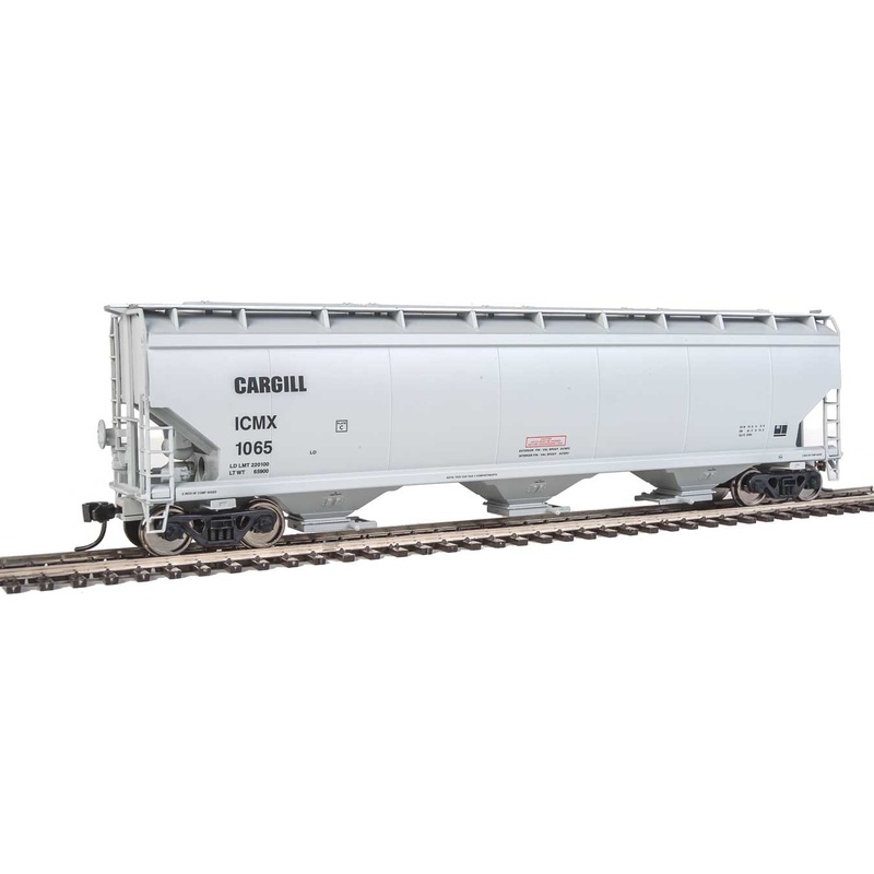 Walthers Mainline 910-7672 HO Scale 60' NSC 5150 3 Bay Covered Hopper Cargill ICMX 1065