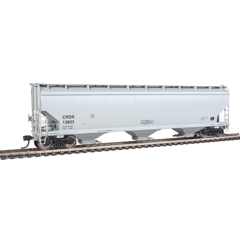 Walthers Mainline 910-7674 HO Scale 60' NSC 5150 3 Bay Covered Hopper CRDX 13833