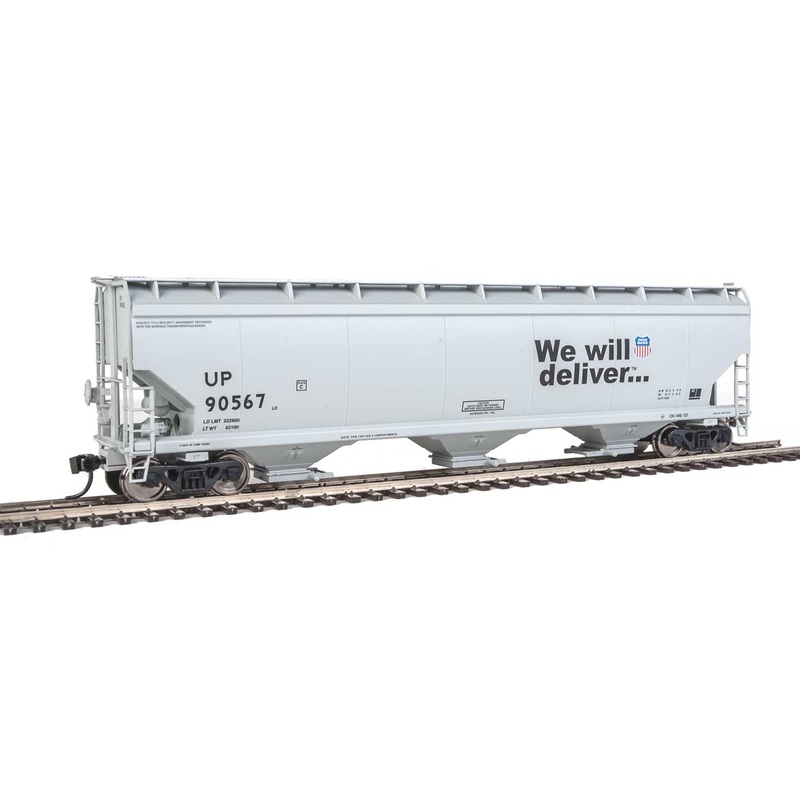 Walthers Mainline 910-7677 HO Scale 60' NSC 5150 3 Bay Covered Hopper Union Pacific UP 90567