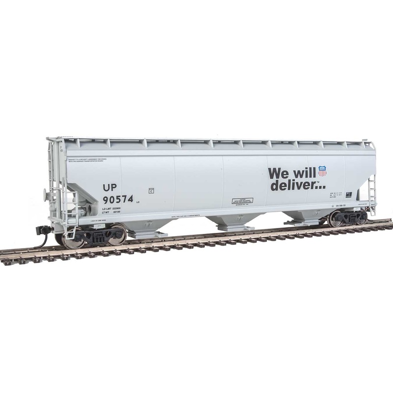 Walthers Mainline 910-7678 HO Scale 60' NSC 5150 3 Bay Covered Hopper Union Pacific UP 90574