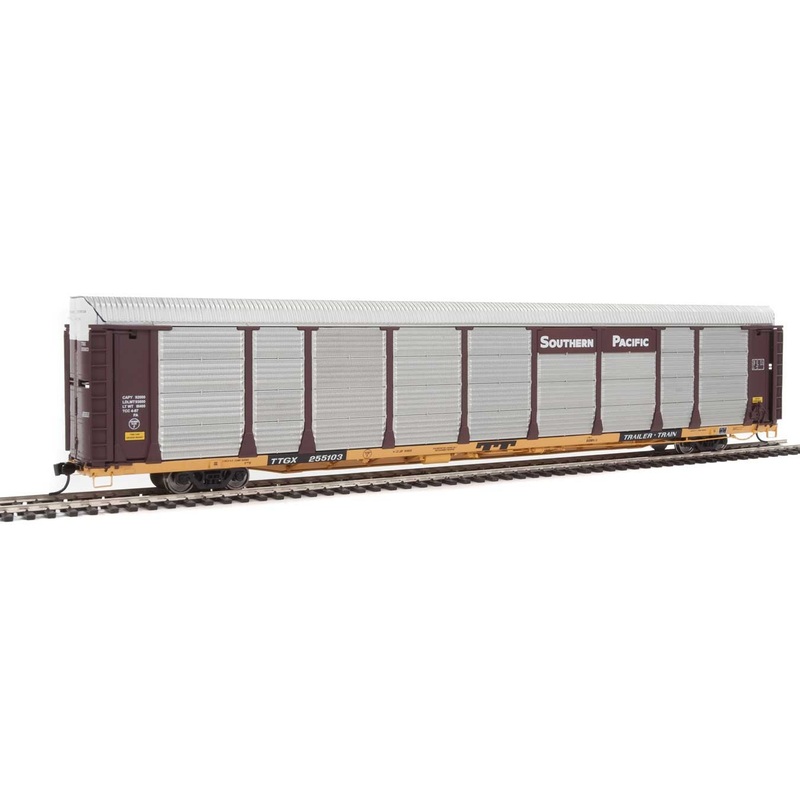 Walthers Proto 920-101346 HO Scale 89' Bi-level Auto Carrier Southern Pacific SP TTGX 255103