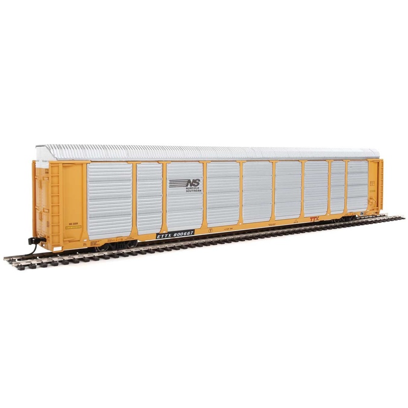 Walthers Proto 920-101426 HO Scale 89' Tri-level Auto Carrier Norfolk Southern NS ETTX 800667