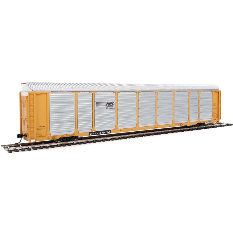 Walthers Proto 920-101428 HO Scale 89' Tri-level Auto Carrier Norfolk Southern NS ETTX 810116