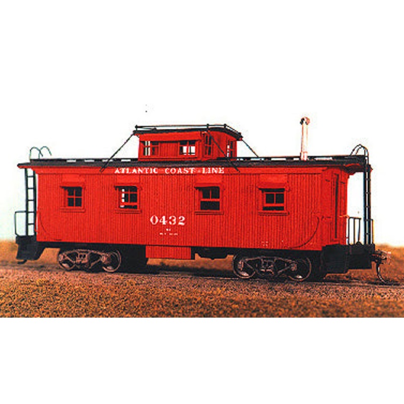 American Model Builders LaserKIT 859 HO Scale Atlantic Coast Line Class M3 Wood Caboose