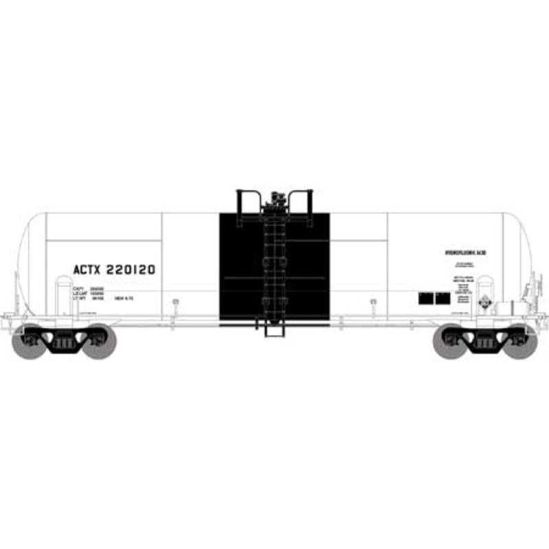 Athearn 15936 HO Scale RTC 20,900 Gallon Acid Tank Car ACTX 220120
