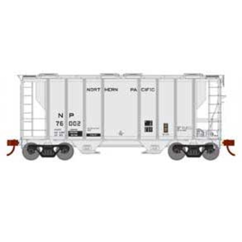 Athearn 63798 HO Scale PS-2 2600 Covered Hopper "1977 Re-weigh" Northern Pacific NP 76002