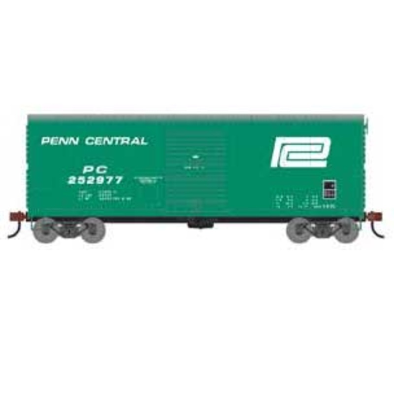 Athearn 67752 HO Scale RTR 40' Modernized Boxcar Penn Cental PC 252977
