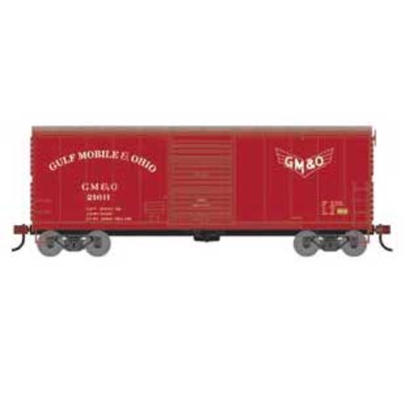 Athearn 67755 HO Scale RTR 40' Modernized Boxcar Gulf Mobile Ohio GM&O 21611