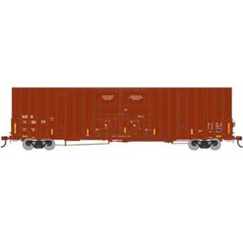 Athearn 75257 HO Scale 60' Gunderson High Cube Boxcar Arkansas Oklahoma AOK 112077