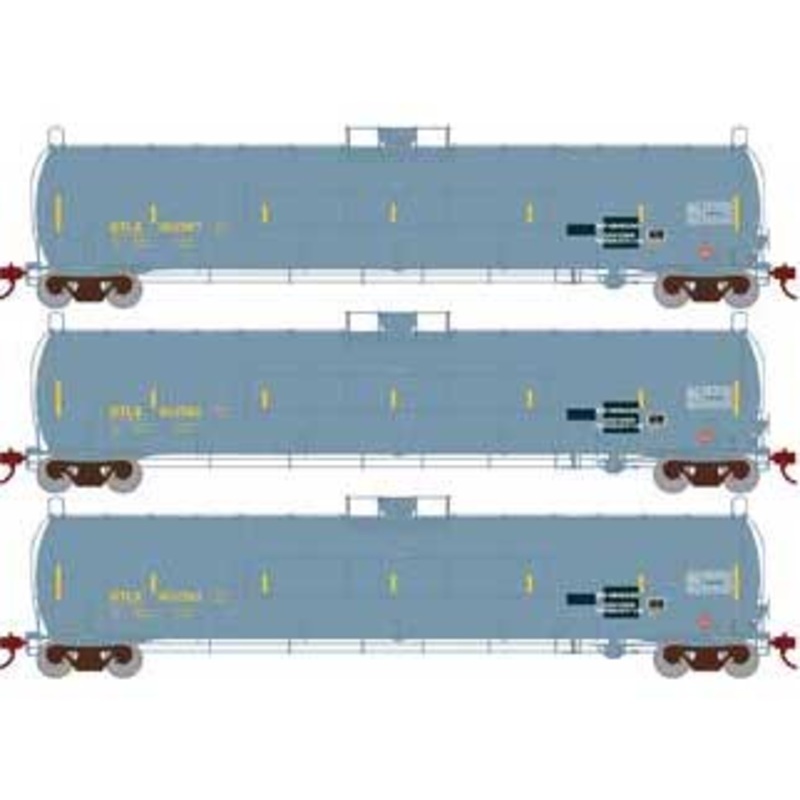 Athearn Genesis G25606 HO Scale 33,900 Gallon LPG Tank Car "Flat Panel" UTLX 3 Pack