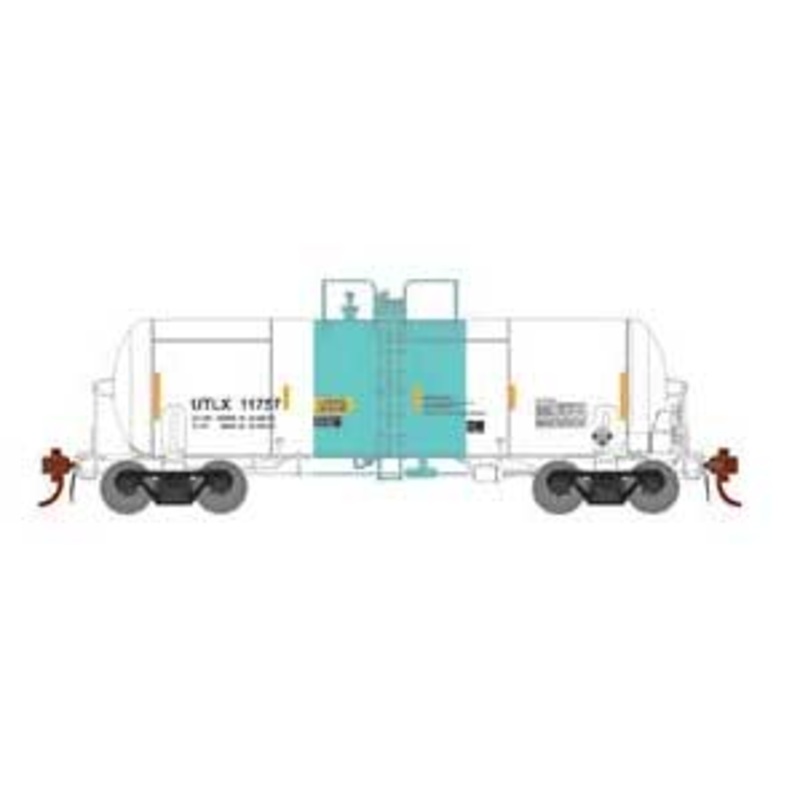 Athearn Genesis G25635 HO Scale 13,600 Gallon Acid Tank Car White & Green UTLX 11757