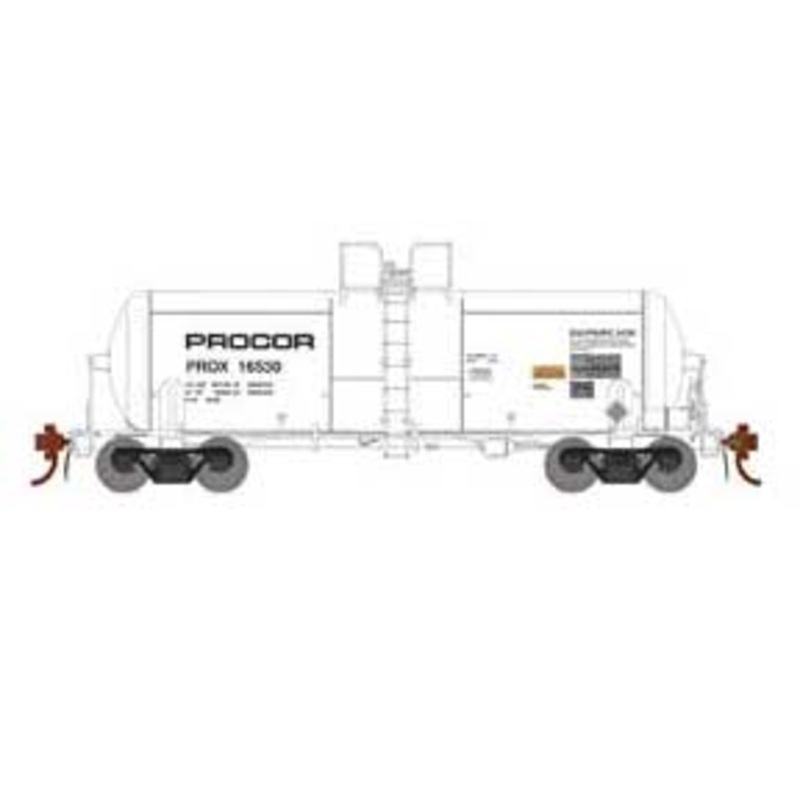 Athearn Genesis G25643 HO Scale 13,600 Gallon Acid Tank Car Procor PROX 16530