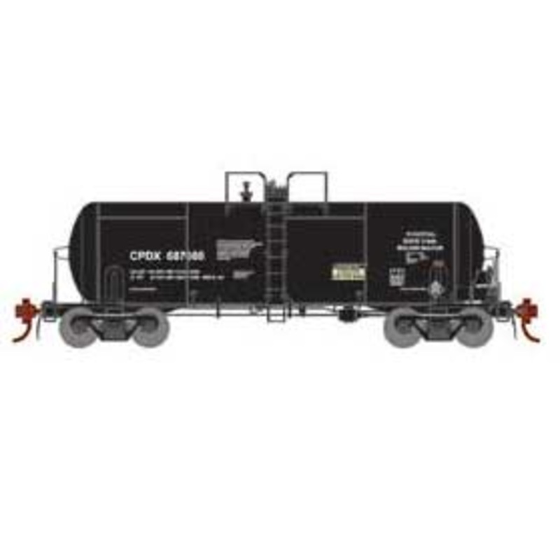 Athearn Genesis G25648 HO Scale 13,600 Gallon Acid Tank Car Chevron CPDX 687008