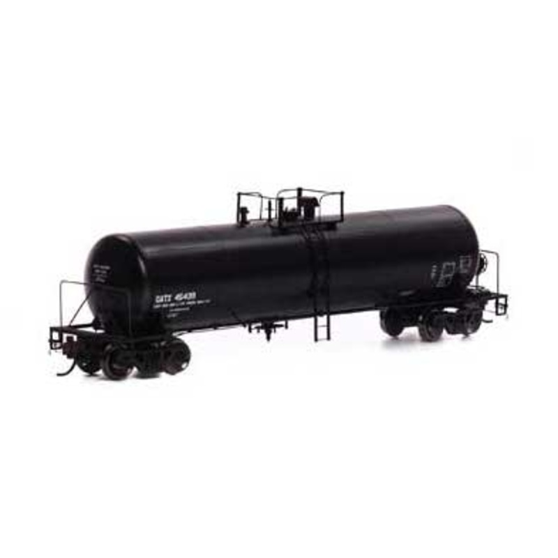 Athearn Genesis G40159 HO Scale GATC 20,000 Gal Tank Car Black Early GATX 45439