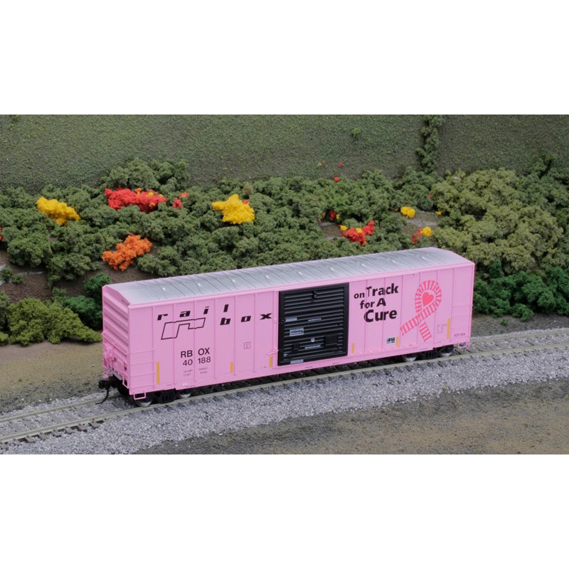 Atlas 20006215 HO 50' FMC 5077 Single Door Boxcar Railbox "For a Cure" RBOX 40188
