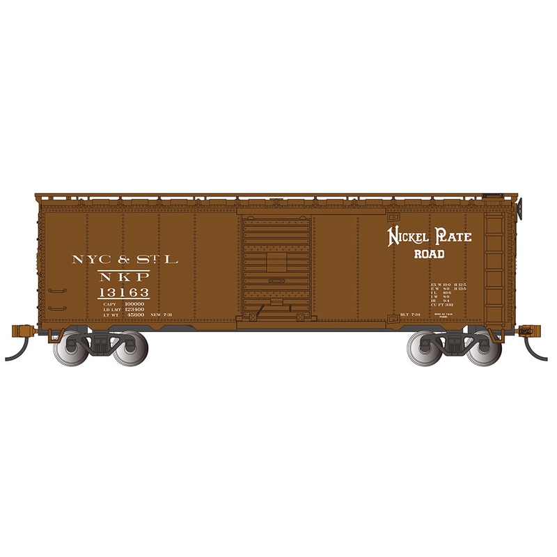 Bachmann 15012 HO Scale Track Cleaning Boxcar Nickel Plate Road NKP