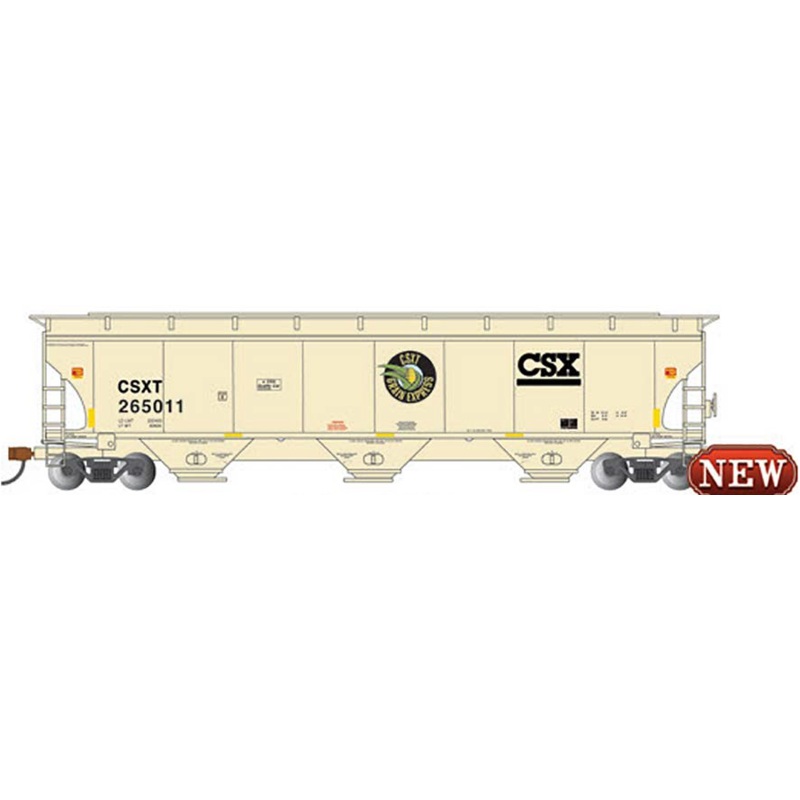 Bachmann 70631 HO Scale Trinity 5161 Covered Hopper CSX "Grain Express" CSXT 265044