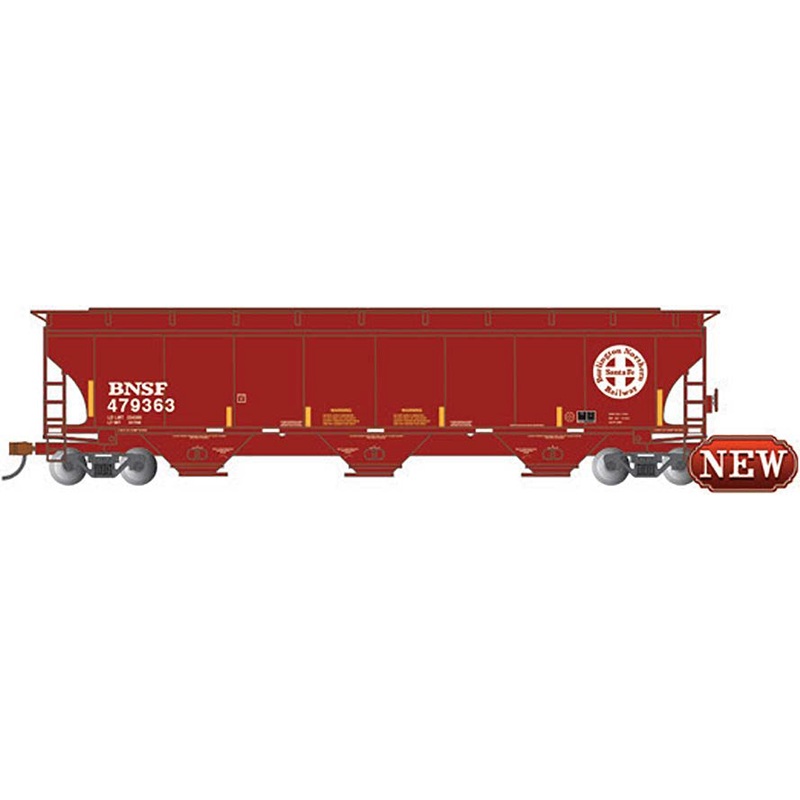 Bachmann 70632 HO Scale Trinity 5161 Covered Hopper BNSF "Cross" 479363