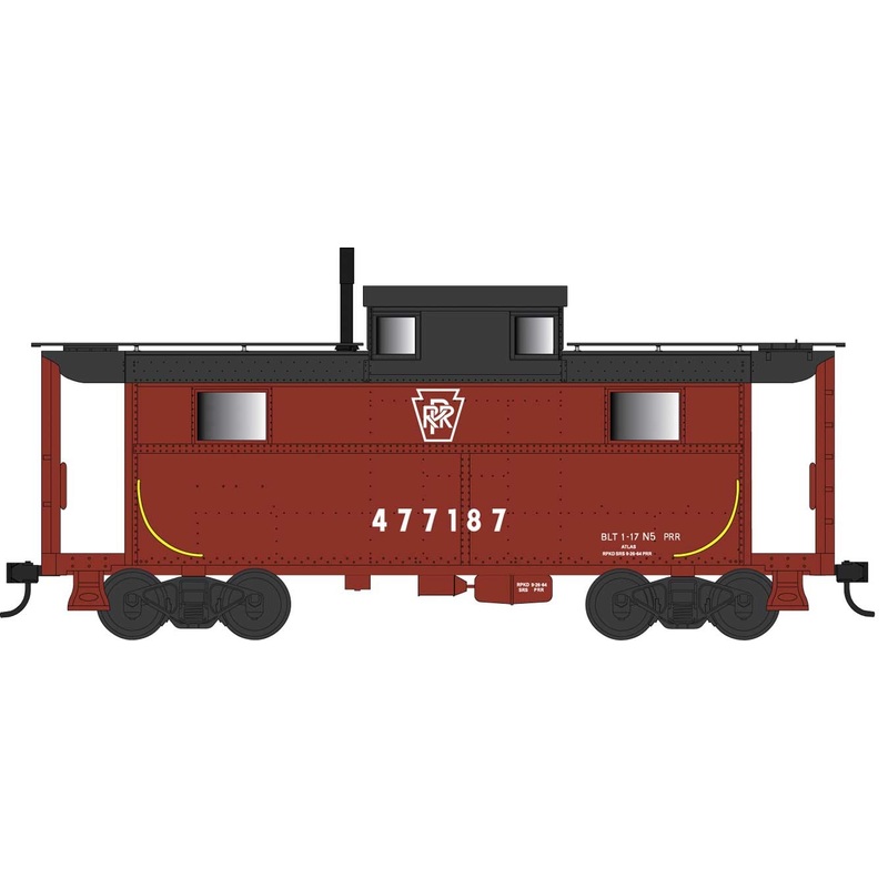 Bowser 42563 HO Scale PRR N5 Caboose Cabin "Plain" PRR 477222