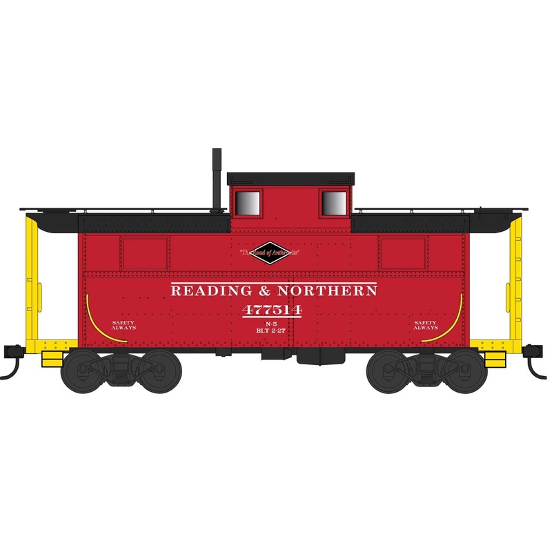 Bowser 42572 HO Scale PRR N5 Caboose Cabin Reading & Northern RBMN 477514