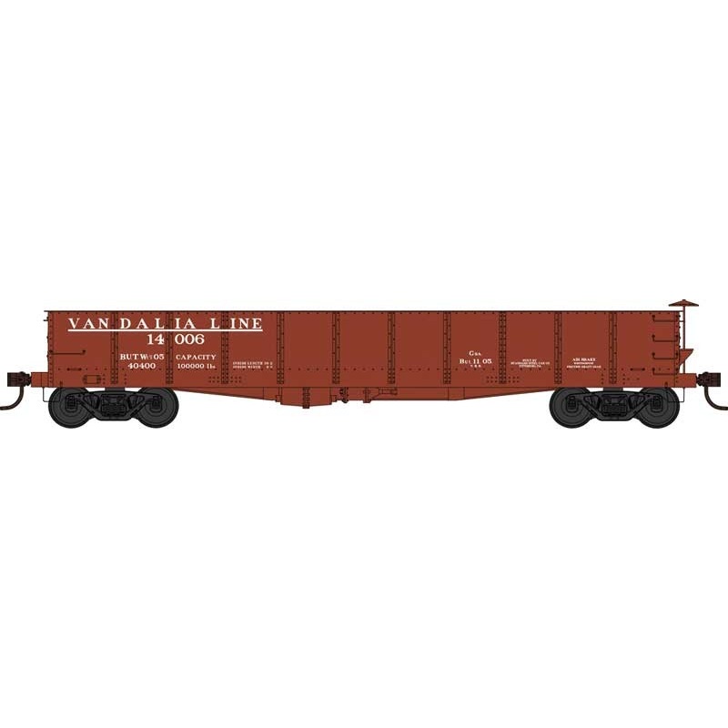 Bowser 42688 HO Scale GS 40' Gondola Vandalia Line 14006
