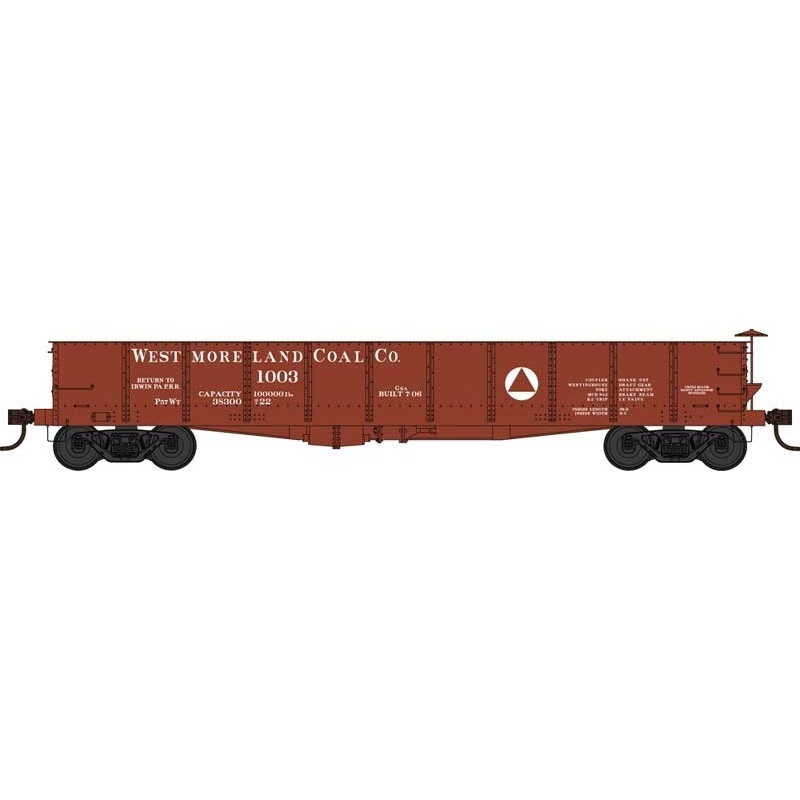Bowser 42692 HO Scale GS 40' Gondola Westmoreland Coal Co 1029