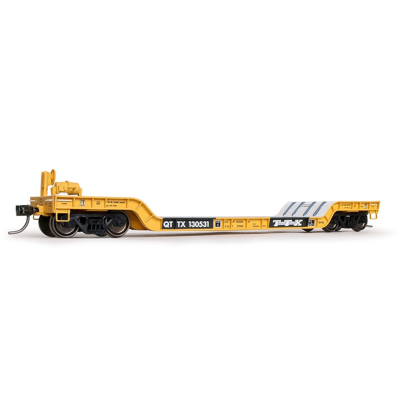 Exactrail Evolution EE1760-2 HO Scale Depressed Center Flatcar Trailer Train "1995" QTTX 130532