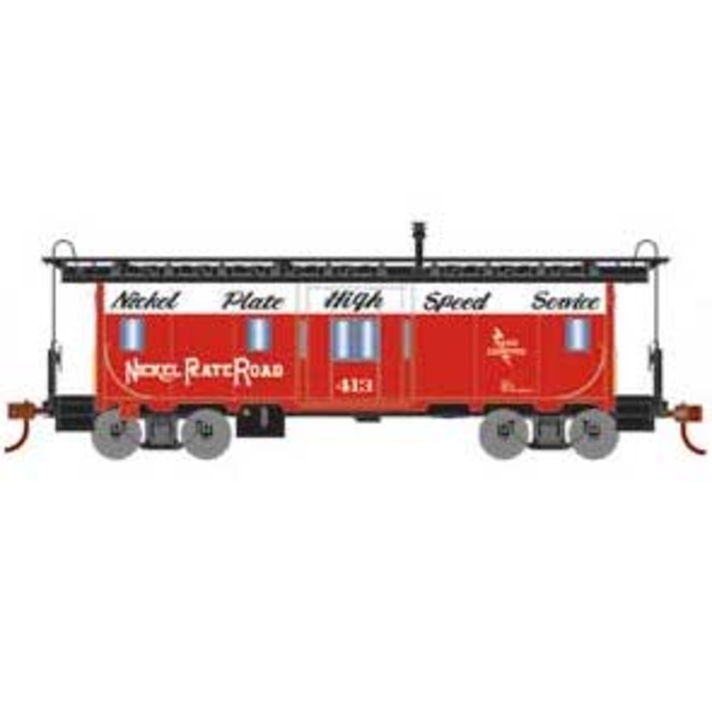 Roundhouse 90192 HO Scale Bay Window Caboose Nickel Plate Road NKP 413