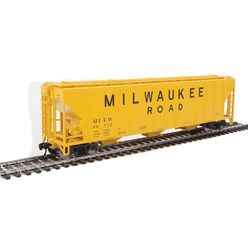 Walthers Mainline 910-7469 HO Scale 50' PS-2 CD 4427 Covered Hopper Milwaukee Road MILW 98710