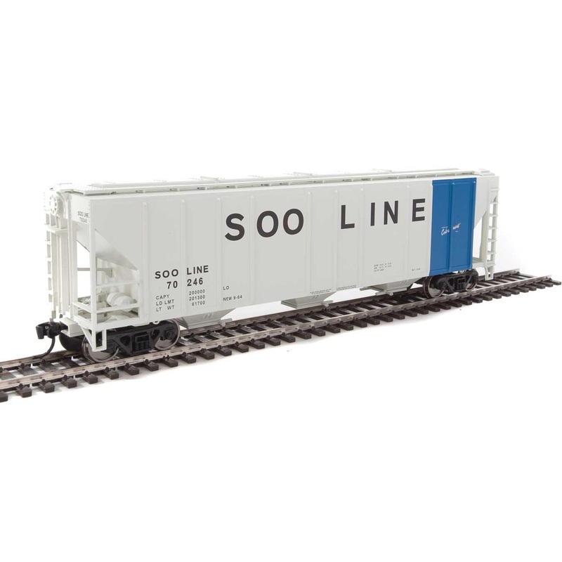Walthers Mainline 910-7478 HO Scale 50' PS-2 CD 4427 Covered Hopper SOO Line 70246