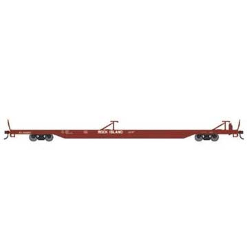 Athearn 27667 HO Scale RTR 85' TOFC Flatcar Rock Island RI 93220