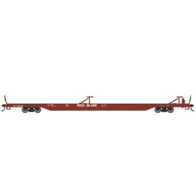 Athearn 27668 HO Scale RTR 85' TOFC Flatcar Rock Island RI 93245