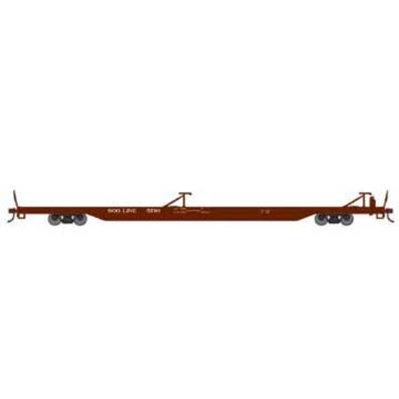 Athearn 27673 HO Scale RTR 85' TOFC Flatcar SOO Line 5710