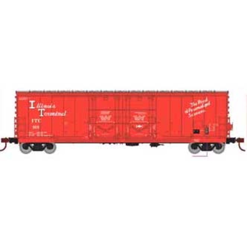 Athearn 67711 HO Scale RTR 50' Evans Double Door Boxcar Illinois Terminal ITC 909