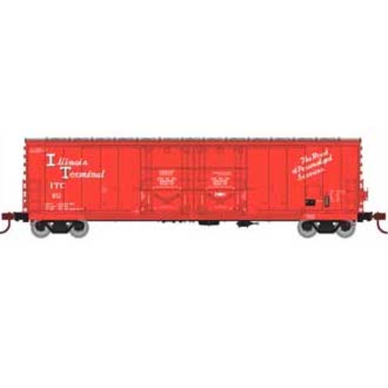 Athearn 67713 HO Scale RTR 50' Evans Double Door Boxcar Illinois Terminal ITC 912