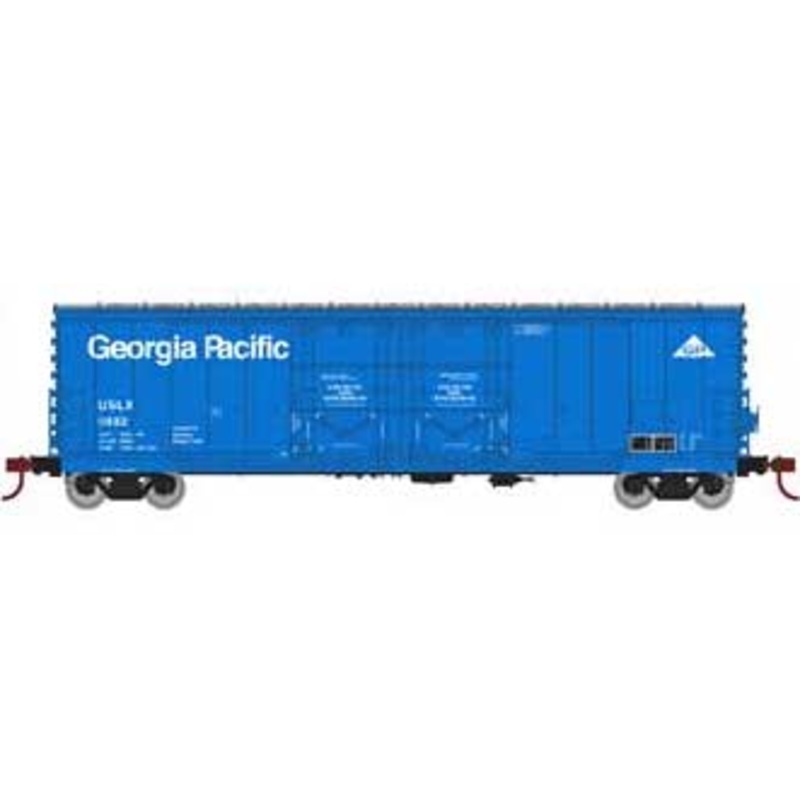 Athearn 67723 HO Scale RTR 50' Evans Double Door Boxcar Georgia Pacific USLX 11882