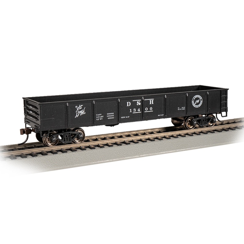 Bachmann 17221 HO Scale 40' Gondola Delaware & Hudson D&H 13400