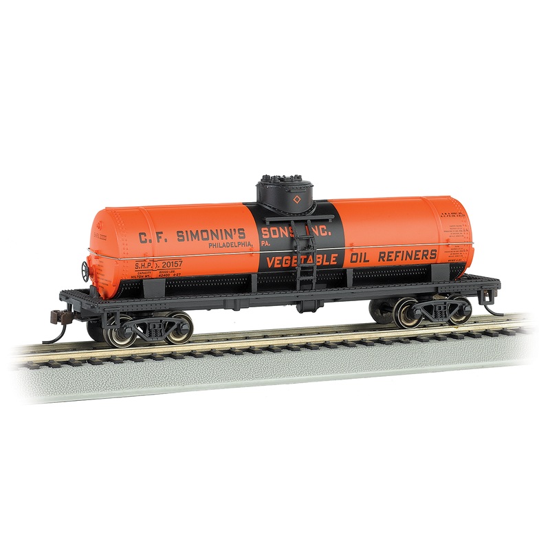 Bachmann 17803 HO Scale Single Dome Tank Car C.F.Simonins Sons SHPX 20157