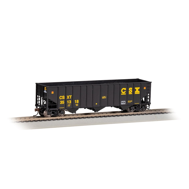 Bachmann 18727 HO Scale 100 Ton 3 Bay Hopper CSX 351318