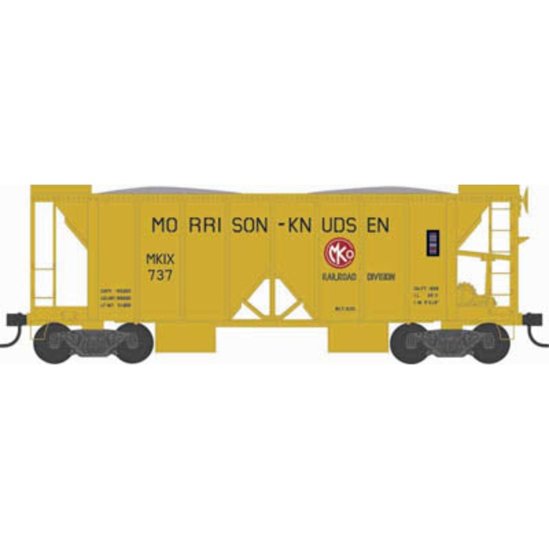 Bowser 43116 HO Scale 70 Ton Ballast Hopper with Side Chutes Morrison Knudsen MKIX 733