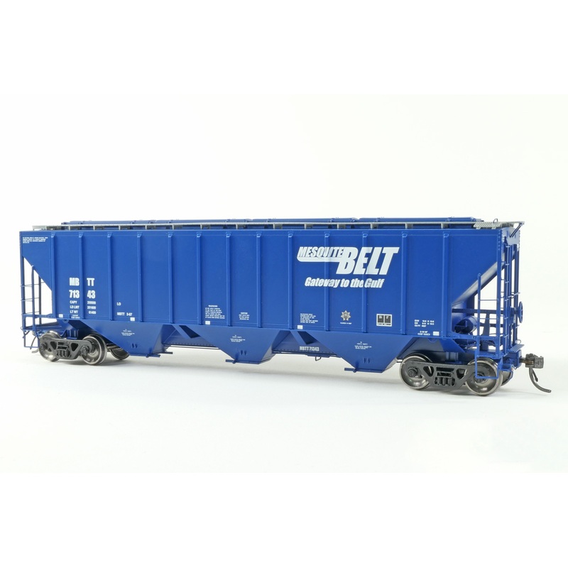 Home Shops HFH-010-002 HO Scale PS 4427 Covered Hopper Mesquite Belt MBTT 71997