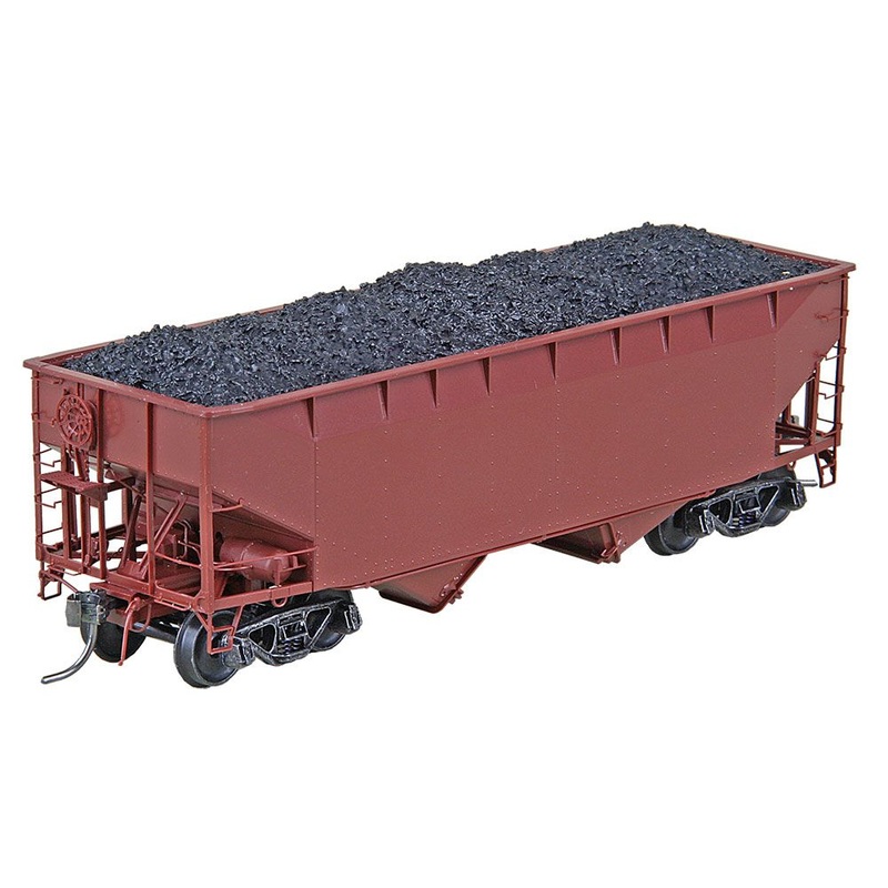 Kadee 7002 HO Scale 50 Ton AAR 2 Bay Offset Open Hopper Boxcar Red Undecorated