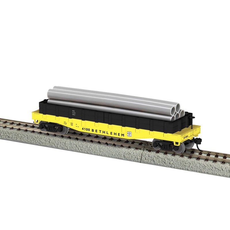 Lionel 2454100 HO Scale Bethlehem Steel with Pipe Load