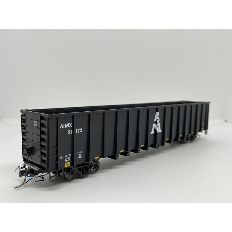OVRTRAINS 60050 HO Scale NSC 6000 Scrap Gondola AIMX (Black) 21069