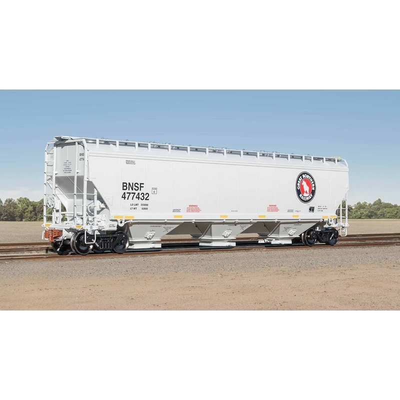 ScaleTrains Rivet 40320 HO Scale Gunderson 5188 Covered Hopper GN / BNSF 477432