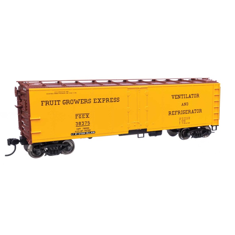 Walthers 910-41409 HO Scale 40' Steel Reefer Fruit Growers Express FGEX 38375