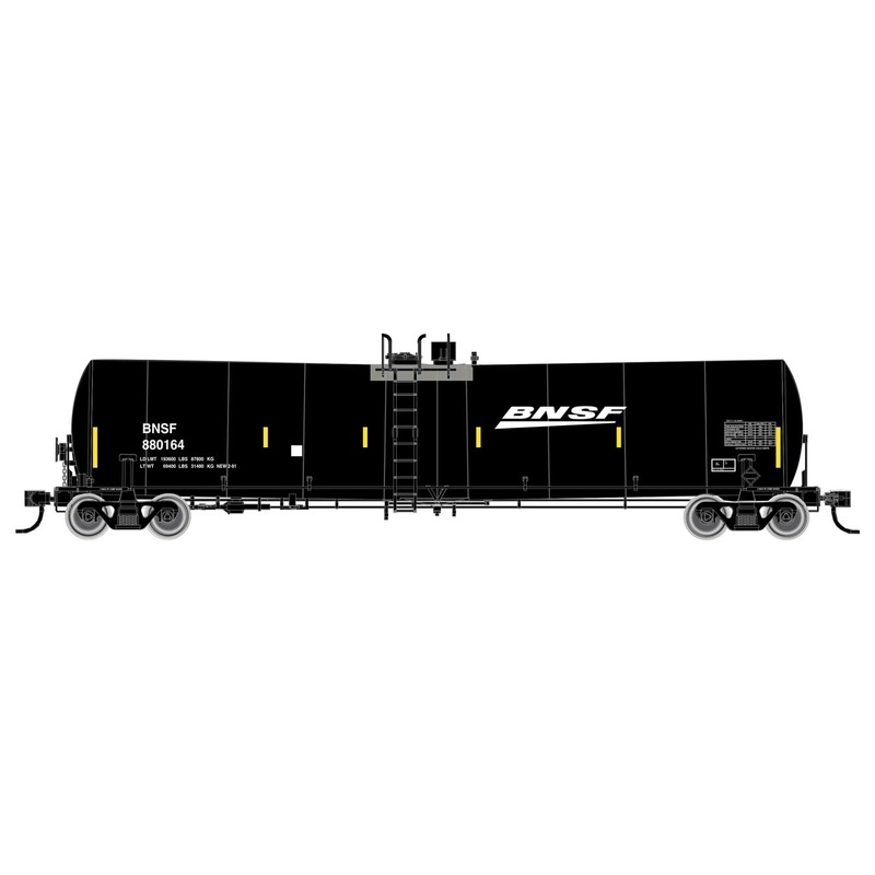 Walthers Mainline 910-48211 HO Scale Trinity 25,000 Gal Tank Car BNSF 880168