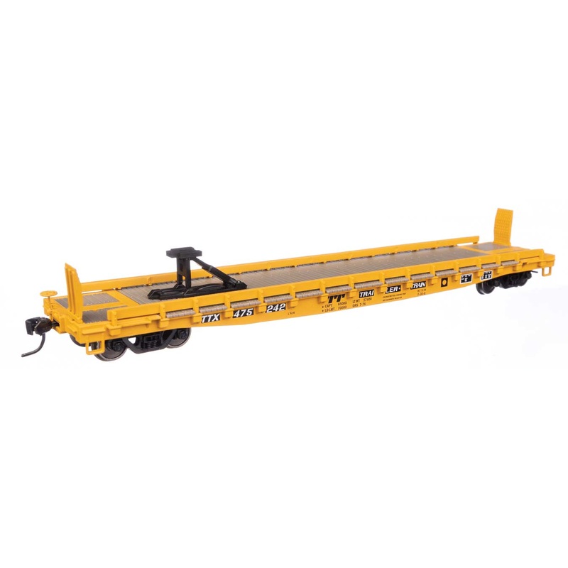 Walthers Mainline 910-50518 HO Scale 53' GSC Flatcar Trailer Train TTX 475242