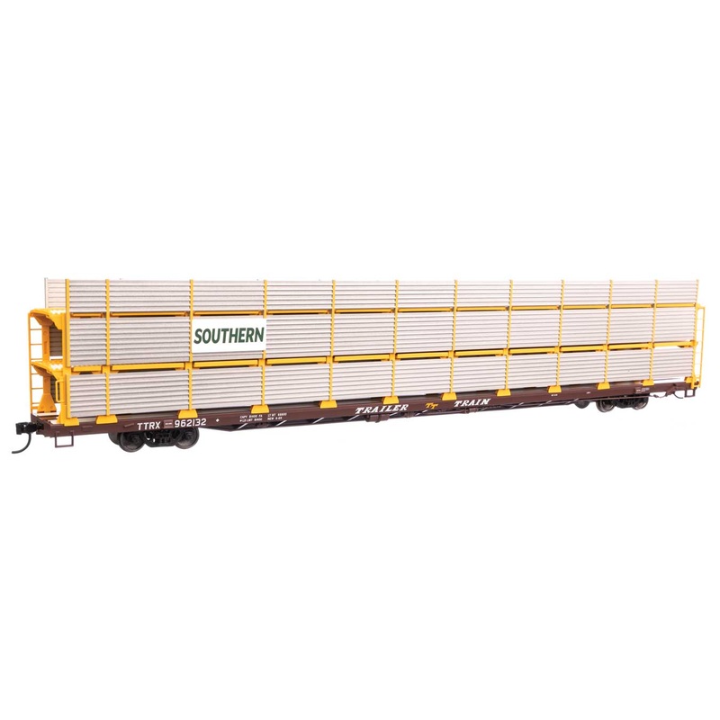Walthers Mainline 910-8324 HO Scale 89' Tri-Level Shielded Auto Rack SOU 962132